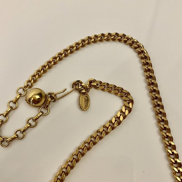 VINTAGE Gold Tone 1970s Vendome Necklace - Picture 9 of 9